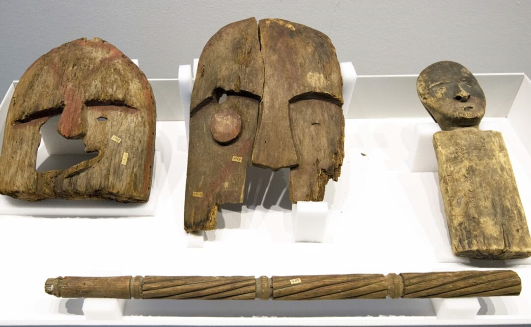 Berlín regresó nueve obras de arte a la comunidad indígena de los Chugach, en Alaska. Foto: AFP / dpa / Ralf Hirschberger 