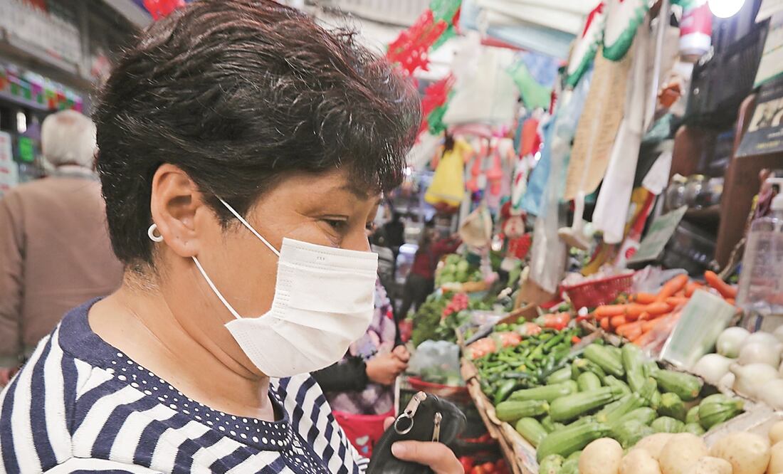 La señora Belén dijo que por los precios cocinará menos este día.