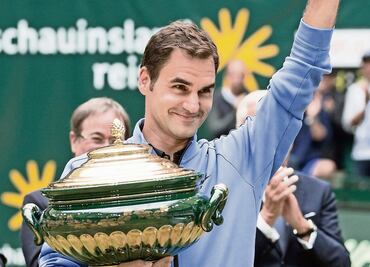 Halle para Federer y enfila a Wimbledon