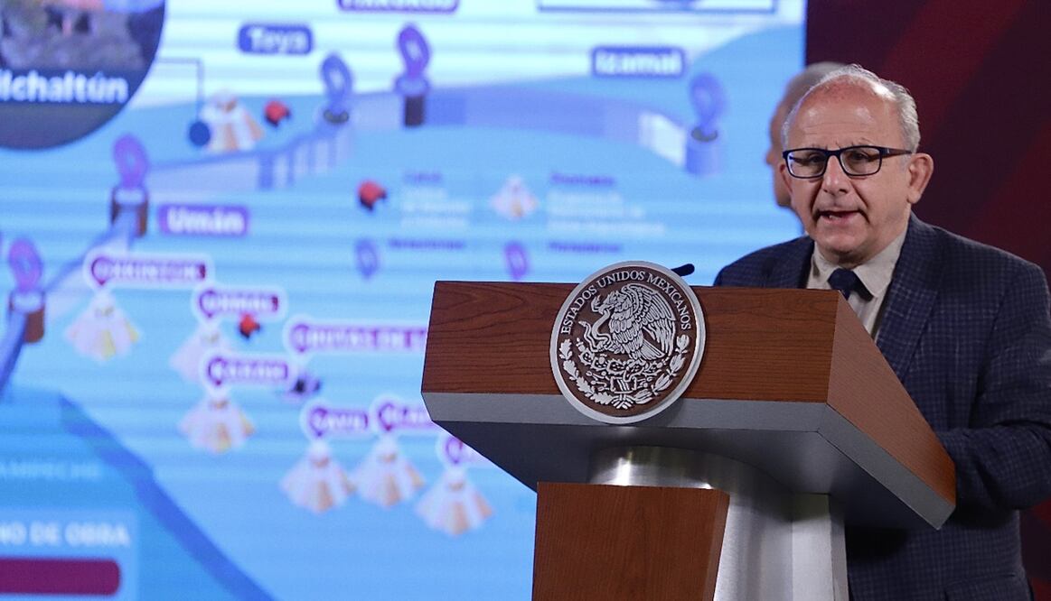 Diego Prieto, director del INAH, informó que en Chichén Itzá se cuenta con 15% de avance en la construcción de un nuevo museo.
Foto: EL UNIVERSAL / Berenice Fregoso