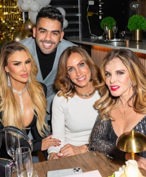 Lucía Mendez celebró así su cumpleaños 70, con amigas como Ninel Conde.