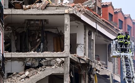 Al menos 2 muertos tras explosión de edificio en el centro de Madrid