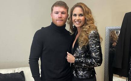 El Canelo Álvarez estuvo de coqueto con Lucero