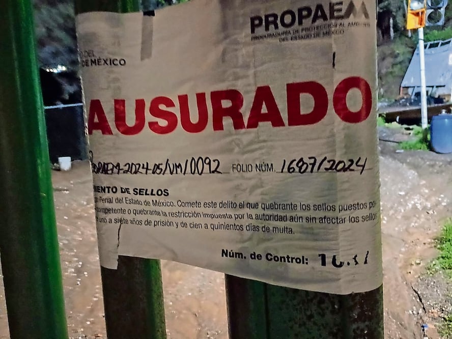 El relleno sanitario de Rincón Verde aún cuenta con sellos. Foto: Especial