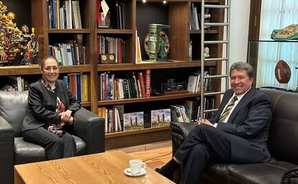 Monreal presume "reunión amigable" con Claudia Sheinbaum