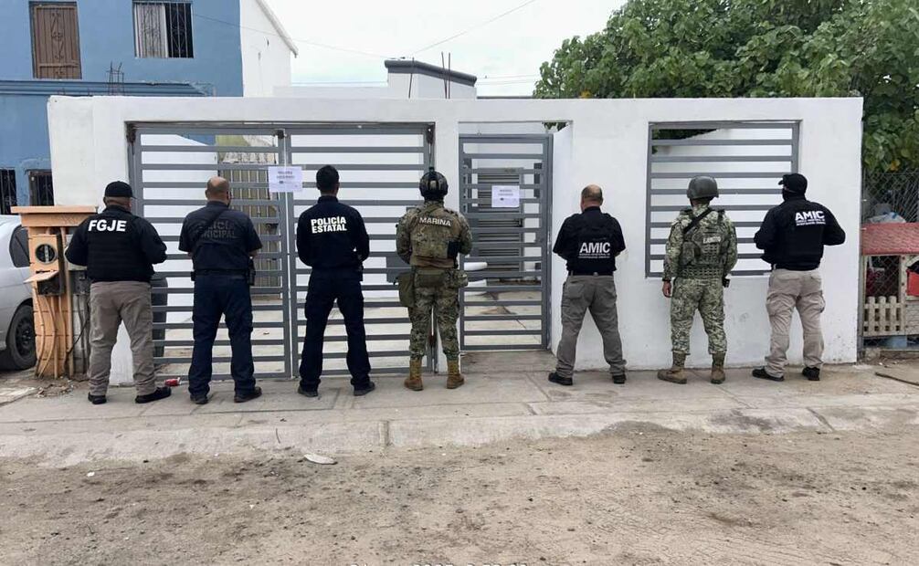 Semar asegura droga y material diverso en San Luis Río Colorado, Sonora. Foto: Especial.