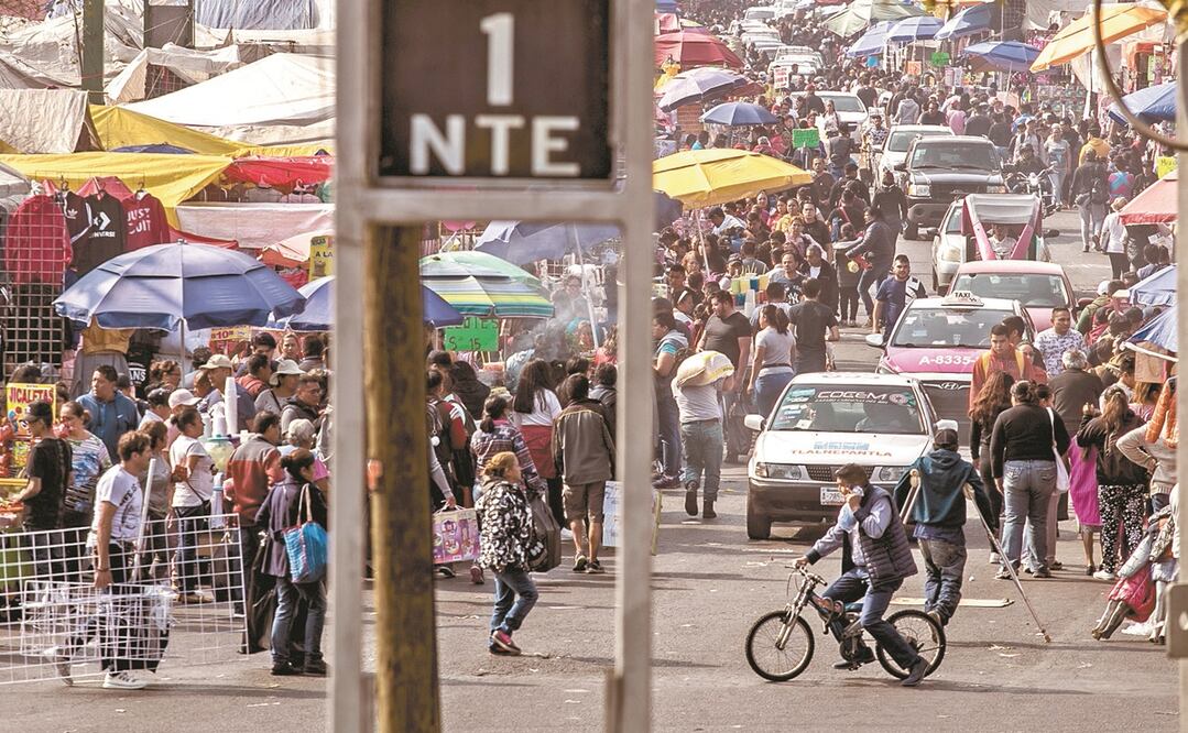 Los datos del Observatorio Nacional Ciudadano ubican a Tepito y la Central de Abasto como las zonas que concentran más carpetas de investigación por homicidio doloso y robos. Foto: Archivo El Universal 