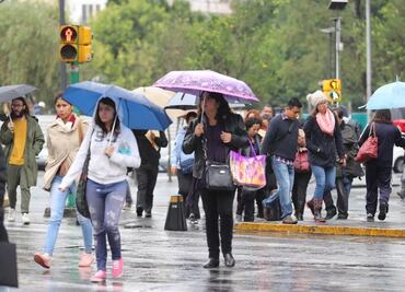 Activan alerta amarilla por lluvia y granizo en 4 delegaciones
