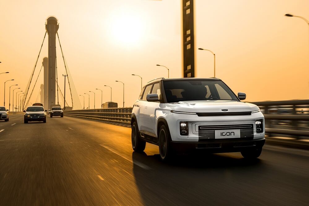 Geely Auto anunció que su modelo Icon cuenta con sistema de purificación de aire desarrollado en respuesta al coronavirus / Foto: Geely Auto