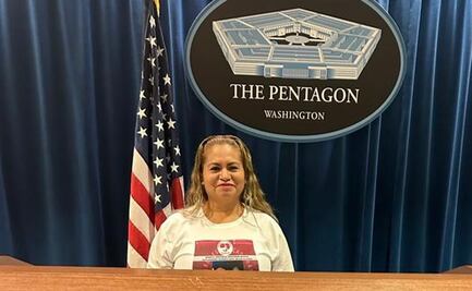 "En mi país hay algo roto", expone Ceci Flores desde el Pentágono en Washington