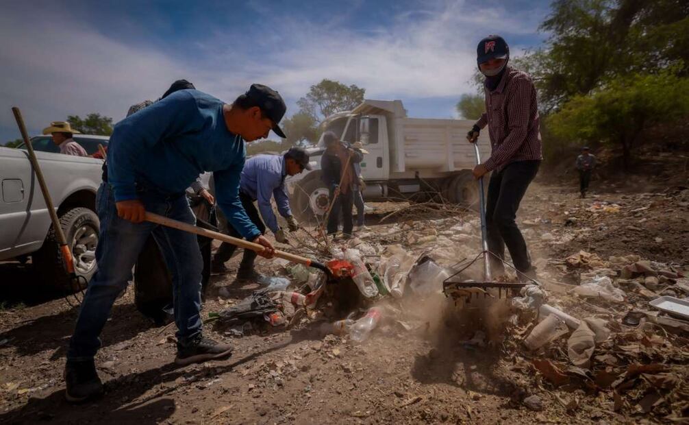 Inician limpieza de ríos en Sinaloa. Foto: Especial