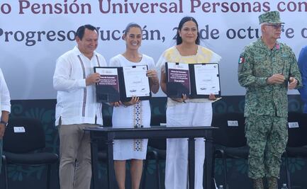 Pensión para el Bienestar de Personas con Discapacidad será universal; Gobierno de México y Yucatán firman convenio