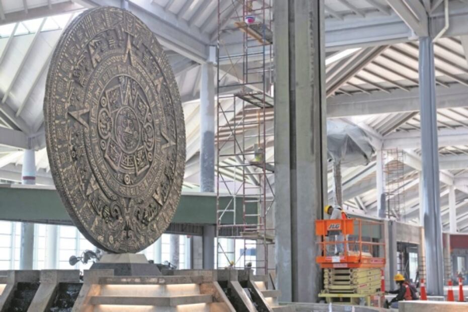 Obras del aeropuerto Felipe Ángeles, con un avance del 83%