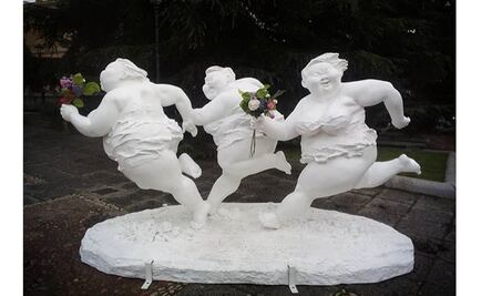 Vándalos destrozan en España una escultura de artista chino