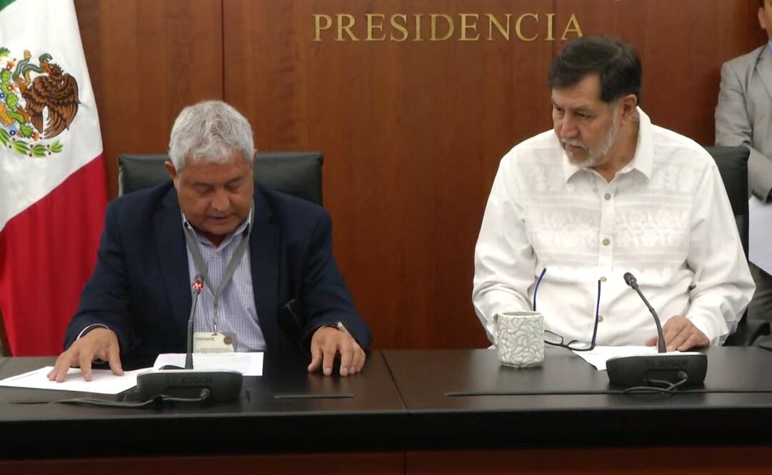 El abogado Carlos Velázquez de León ofreció una disculpa pública a Gerardo Fernández Noroña por los hechos ocurridos el 20 de septiembre pasado, en el AICIM. Foto: Captura