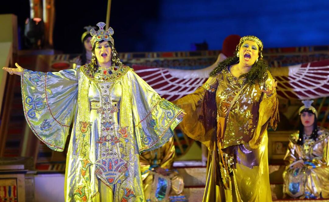 El retorno de Aída al lugar donde se concibió, ambientada en la antigua Menfis y Tebas, fue anunciado a bombo y platillo. FOTO: EFE.