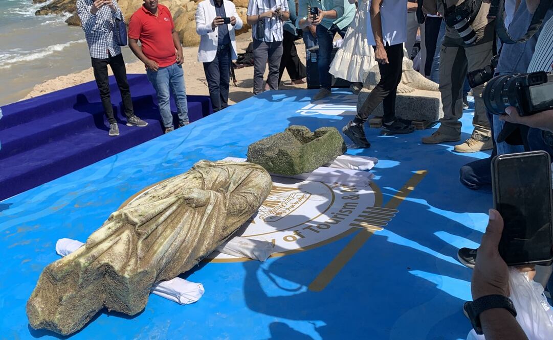 Los arqueólogos creen que el sitio podría corresponder a una extensión de la antigua ciudad de Canopo. Foto: EFE/ Pablo De Aguinaco.