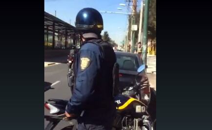 Reportan choque de Metrobús de L6 con auto particular