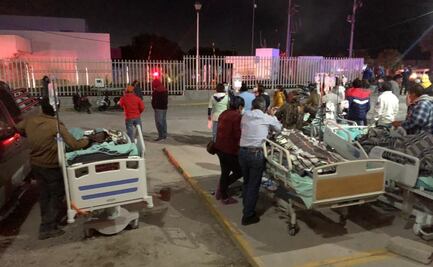 Evacuan a 28 pacientes por incendio en hospital de Hidalgo