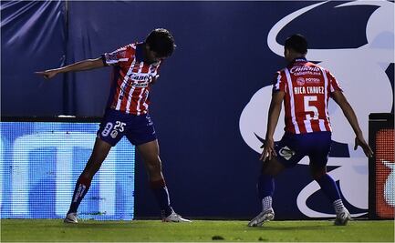 Jürgen Damm hace vibrar el Alfonso Lastras con épico festejo a la Cristiano Ronaldo