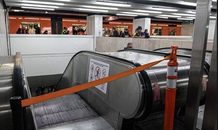 Usuarios reportan fallas en escaleras eléctricas de la Línea 1 del Metro; abrirá en su totalidad este domingo