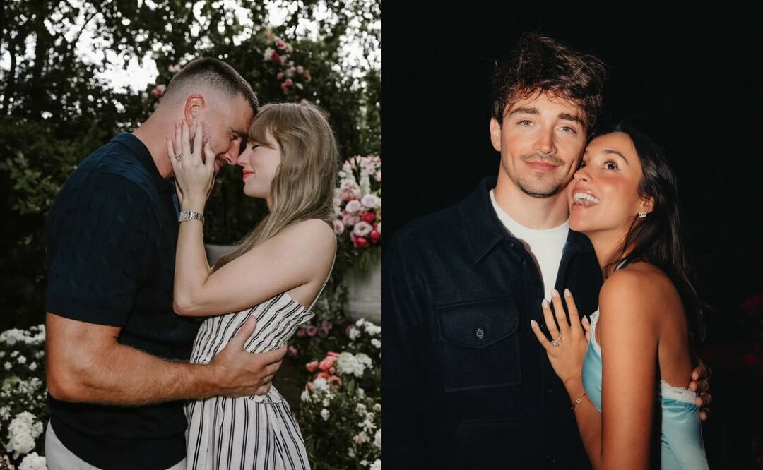 Cada joya cuenta una historia distinta y refleja la personalidad de quien la lleva. Foto: Instagram: @taylorswift, @charles_leclerc