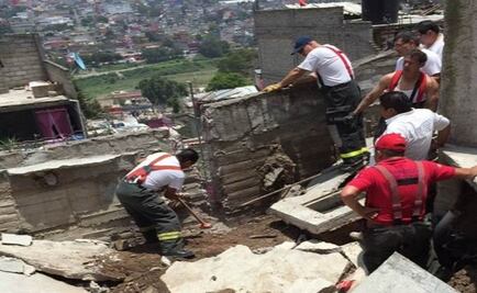 Se desploma muro de contención en Naucalpan