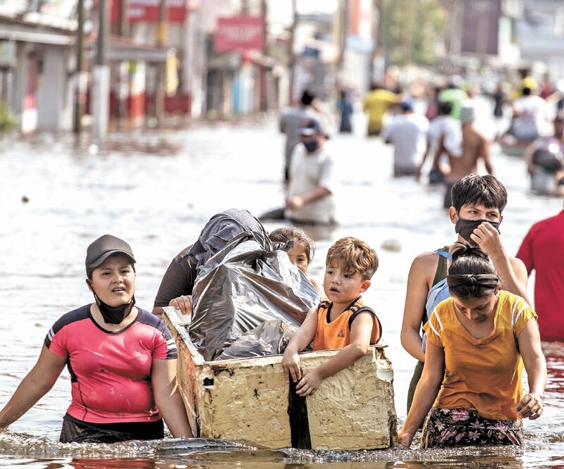 Priistas piden que se ayude a damnificados por inundación. ARCHIVO EL UNIVERSAL