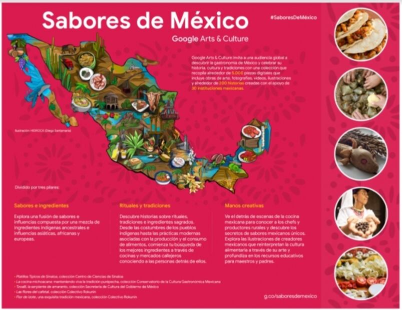 El ambicioso viaje en el que Google Arts & Culture explora la rica gastronomía mexicana
