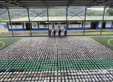 Incautan 1.4 toneladas de marihuana en zona rural de Colombia