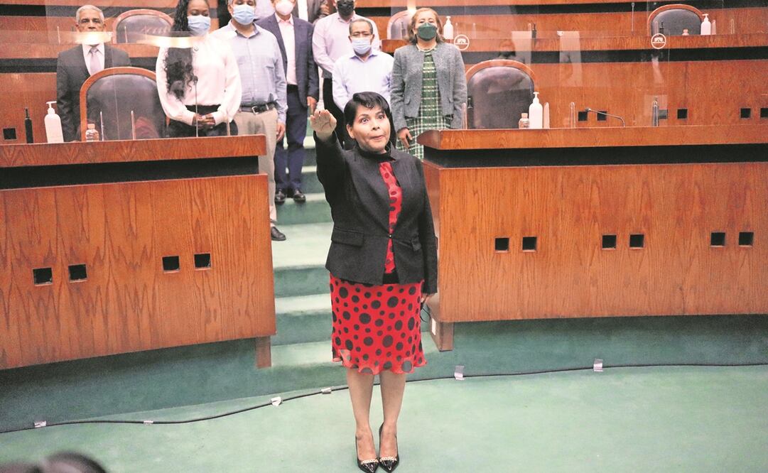 Sandra Luz Valdovinos Salmerón ha desarrollado toda su carrera dentro del Ejército. Foto: Especial.