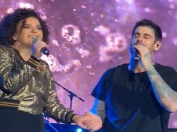 Melendi y Lucero Mijares llenaron de romanticismo el Auditorio Nacional