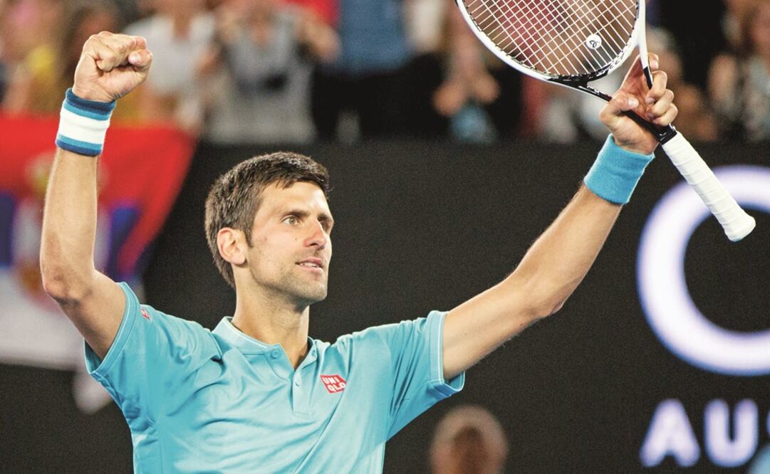 Novak Djokovic durante el Abierto de Australia 2017. Xinhua