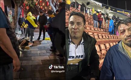 El Clásico Capitalino se tiñó de rojo; aficionados del América agreden, provocan violencia y caos contra hinchas de Pumas