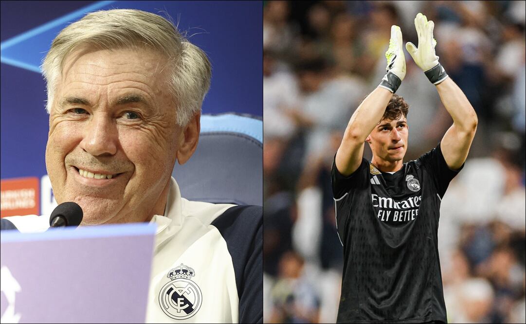 Carlo Ancelotti salió en defensa de su arquero con peculiar respuesta: “Yo soy muy guapo y no soy perfecto” / FOTO: ESPECIAL