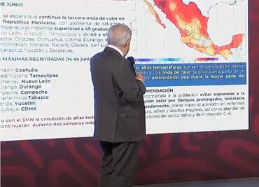 Secretaría de Salud reporta seis muertes por onda de calor; AMLO dice que no hay ninguna