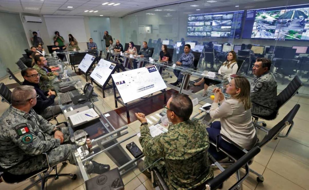 Se realizó la celebración de la Mesa de Construcción de Paz y Seguridad en las instalaciones del C-4. Foto: Especial