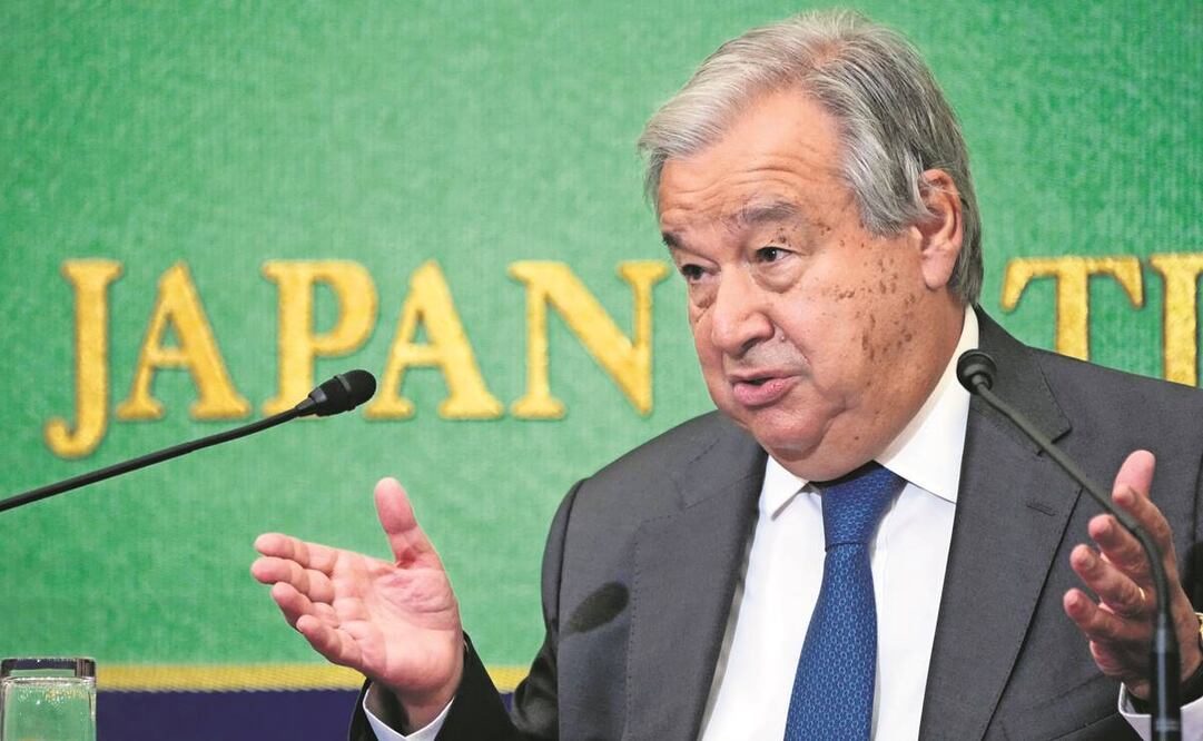 El secretario general de la ONU, António Guterres, ayer en Tokio. Foto: Eugene Hoshiko/ AP.