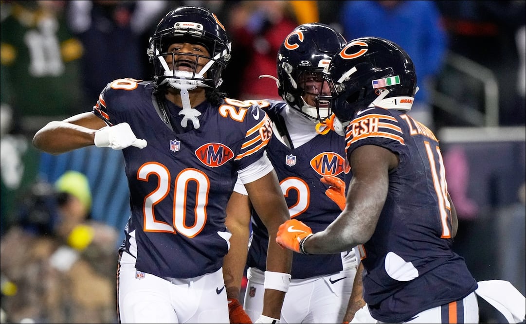 Los Bears de Chicago se adueñaron del Norte de la Nacional al remontar y derrotar a los Packers de Green Bay / FOTO: AP