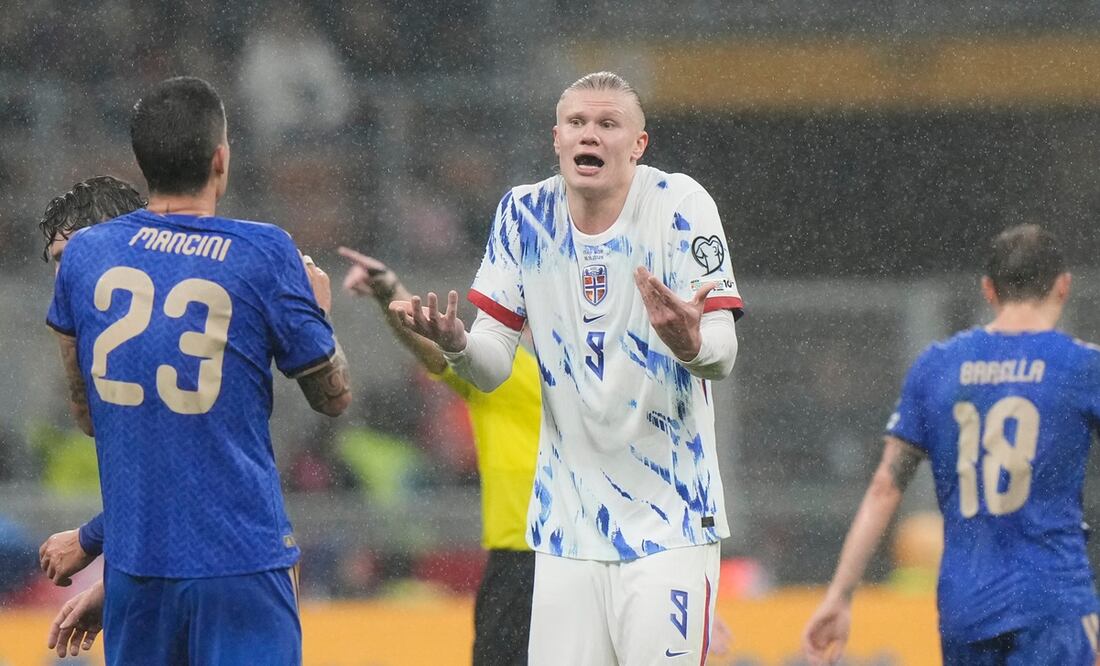 Haaland confiesa que Mancini le tocó el trasero / Foto: AP