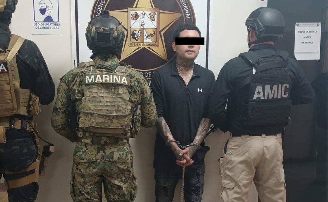 Detienen en Cajeme, Sonora a presunto feminicida de la joven sinaloense Vivian Karely. Foto: de Fiscalía de Sonora y Especial