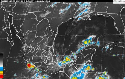 Continuarán lluvias y bajas temperaturas en la mayor parte del país