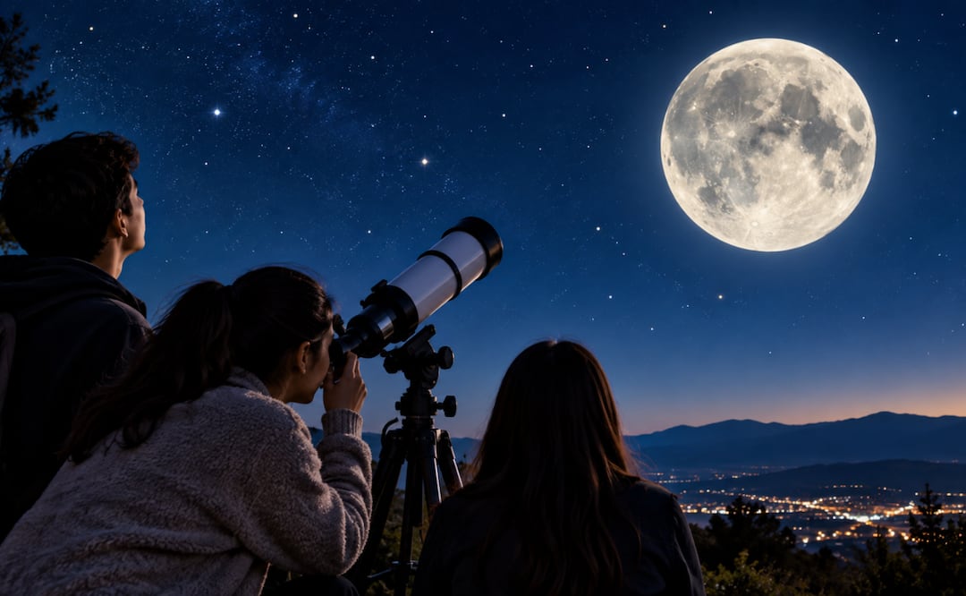Así puedes participar en la Noche Internacional de Observación de la Luna. Foto: Especial