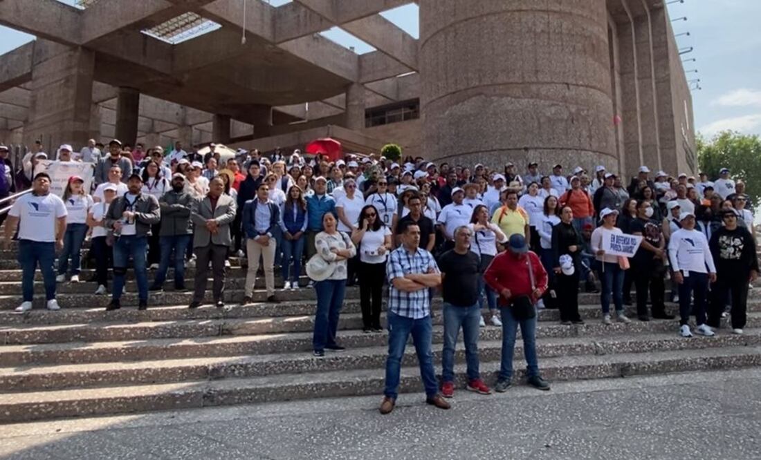 Trabajadores del Poder Judicial de la sede de San Lázaro regresaron a laborar, tras dos meses de suspensión. Foto: Alelhí Salgado / El Universal