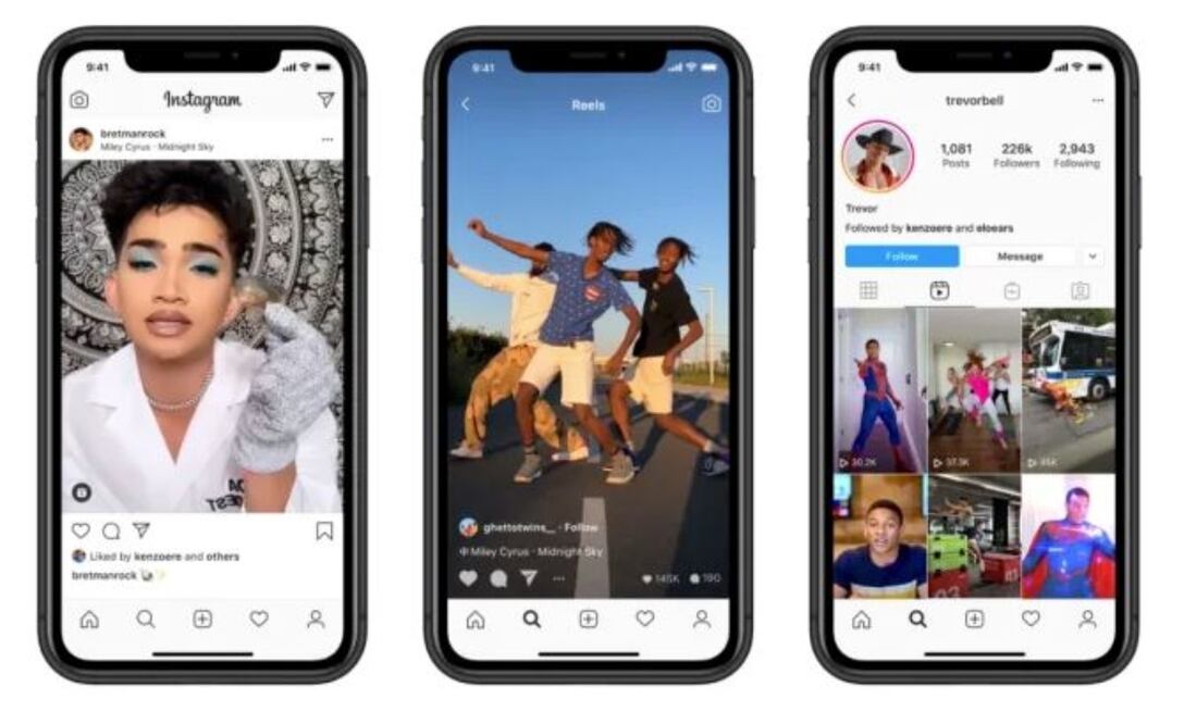 Reels es la pestaña de videos cortos en Instagram.