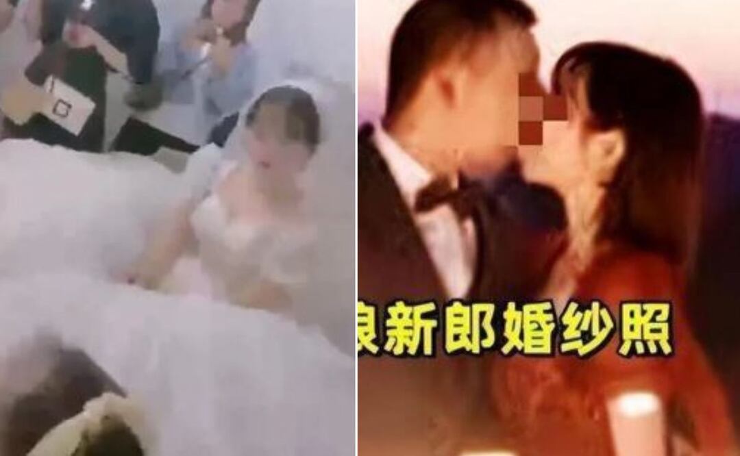 Engañó a su novio la noche anterior a su boda. Foto: WEIBO