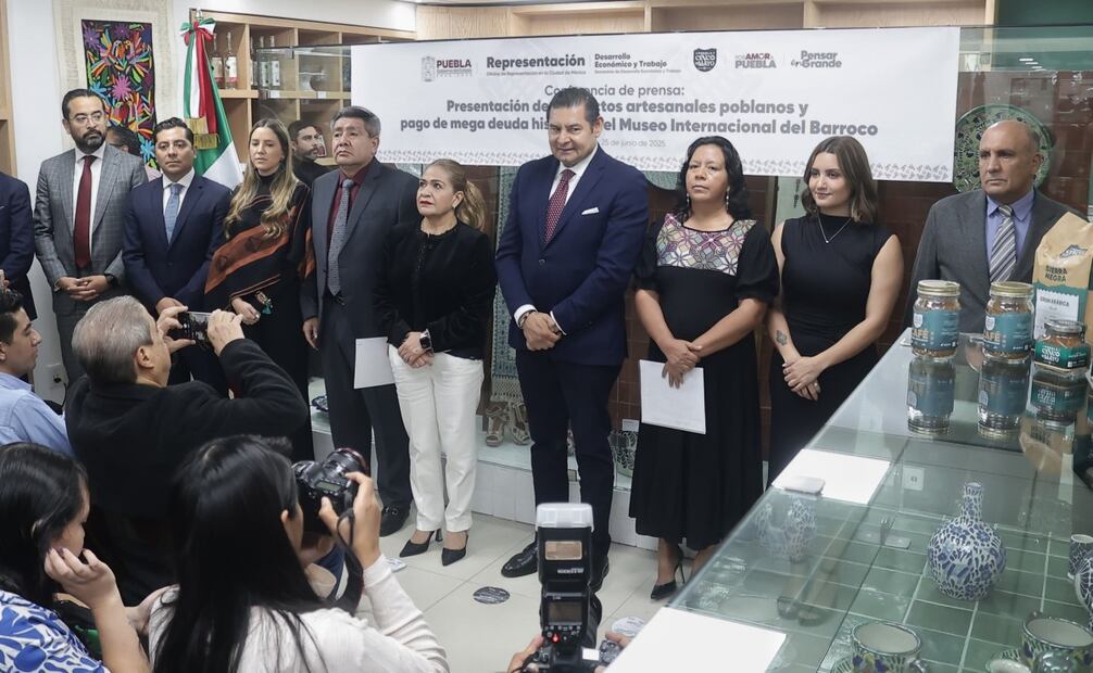 Presentan Café Soluble 5 de Mayo y productos poblanos artesanales. Foto: Fernanda Rojas / EL UNIVERSAL