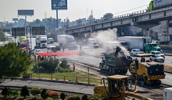 Reconstrucción del Periférico Norte en Edomex; avanzan hasta 4 km diarios y concluirá en abril de 2026
