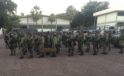 Llegan 197 elementos del ejército a Sinaloa para reforzar seguridad
