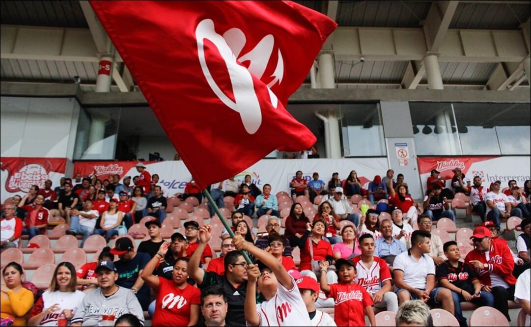 Aficion de Diablos Rojos durante un juego de la LMB.  FOTO/IMAGO7